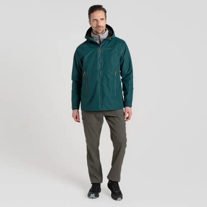 Mens Waterproof Jackets Craghoppers Sebastian Waterproof Jacket Dark Viridian Mens Waterproof Jackets Craghoppers Sebastian Waterproof Jacket Dark Viridian