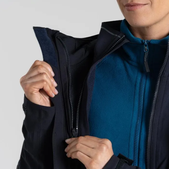MensWomens Waterproof Jackets Craghoppers Expert Kiwi Pro Stretch 3in1 Jacket Dark Navy MensWomens Waterproof Jackets Craghoppers Expert Kiwi Pro Stretch 3in1 Jacket Dark Navy