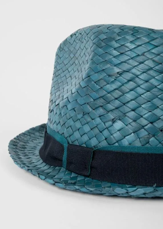 Mens Woven Trilby Straw Hat Paul Smith Hats and Gloves Mens Woven Trilby Straw Hat Paul Smith Hats and Gloves