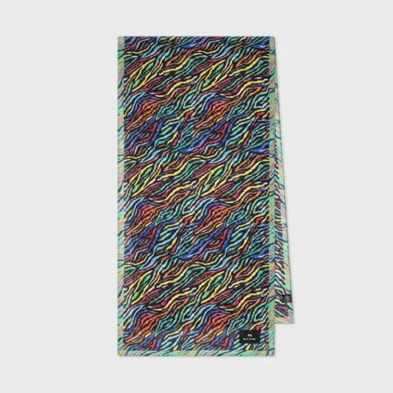 Mens Zebra 039Pop039 Scarf Paul Smith Scarves Mens Zebra 039Pop039 Scarf Paul Smith Scarves
