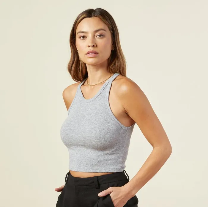 MONROW Tanks The Ultimate Cropped Tank 8211 Women MONROW Tanks The Ultimate Cropped Tank 8211 Women