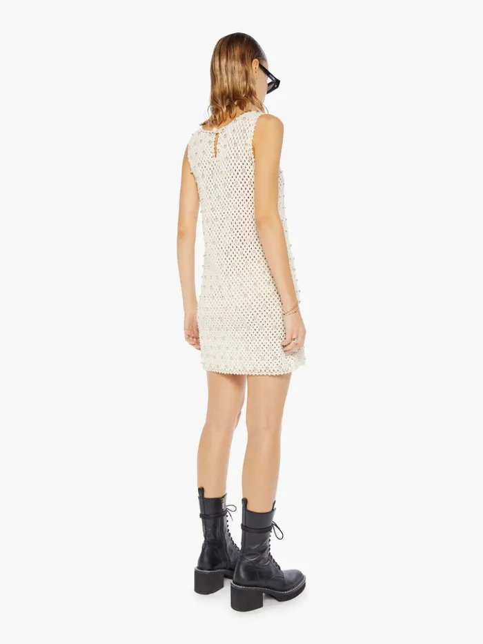 Mother Denim Gia Bone And Bead Crochet Dress Ivory 8211 Women