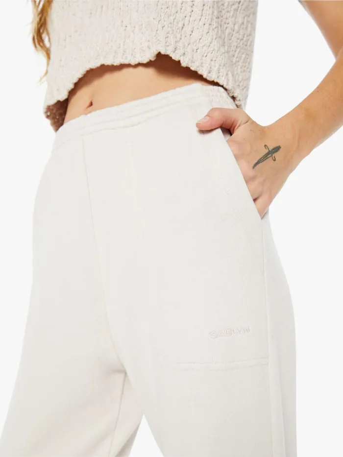 Mother Denim Mason Sweatpant W Pockets Lunar 8211 Women