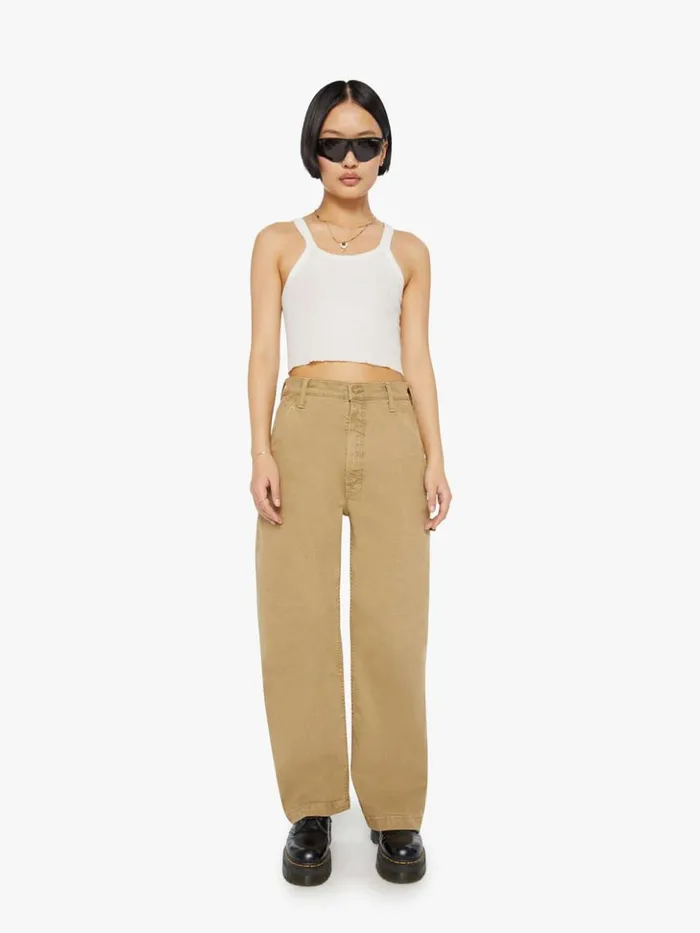 Mother Denim Petites The Lil039 Stud Finder Sneak Prairie Sand 8211 Women