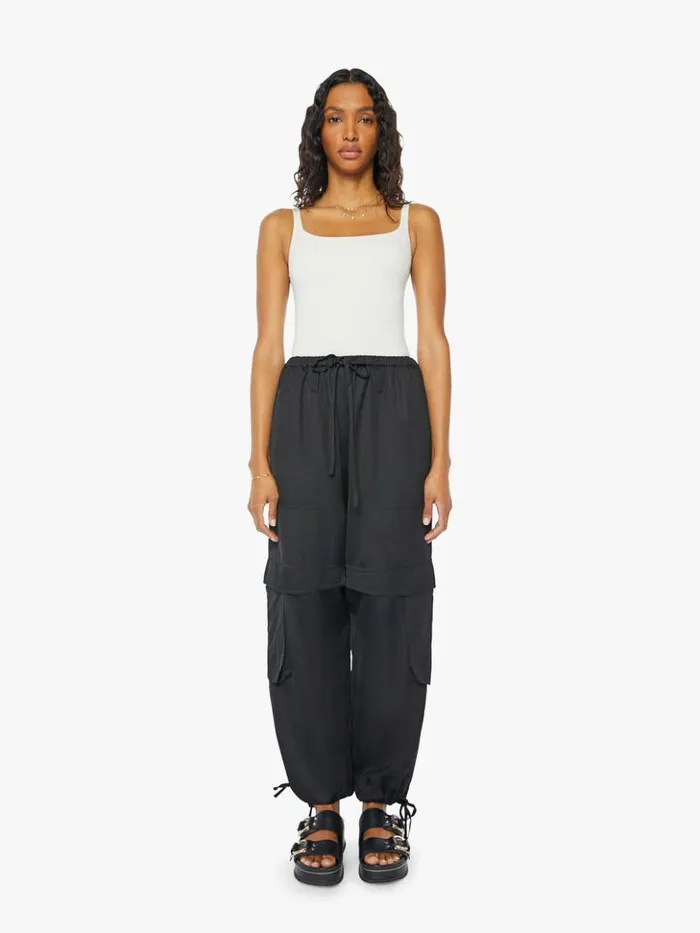 Mother Denim Relaxed Joline Cargo Pants Black 8211 Women