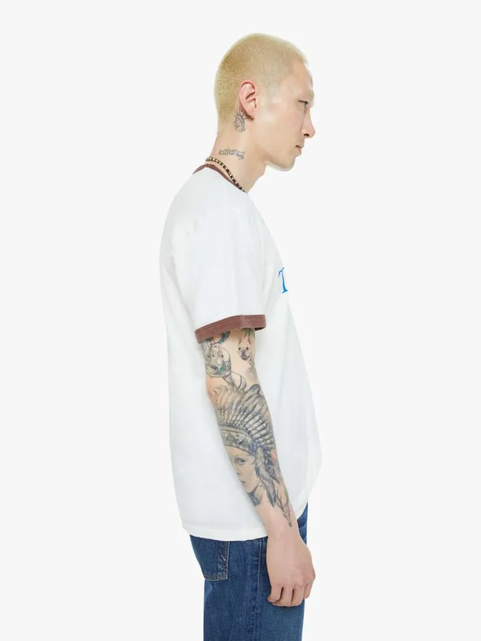 Mother Denim Tees The Lowdown Ringer Tee Do It Tomorrow 8211 Men