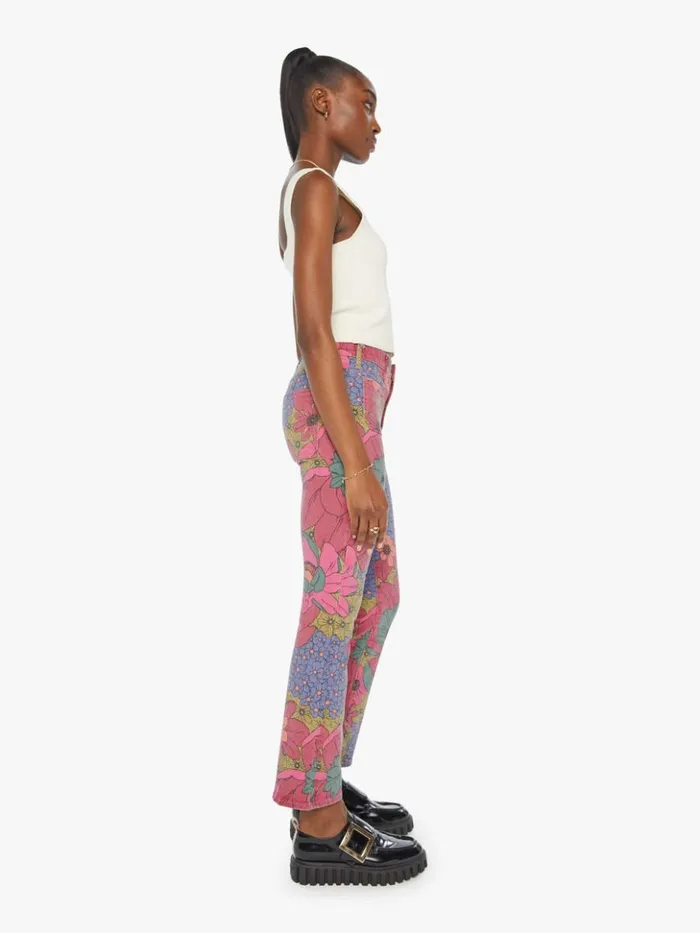 Mother Denim The Patch Pocket Insider Flood Psychic Floral 8211 Women Mother Denim The Patch Pocket Insider Flood Psychic Floral 8211 Women