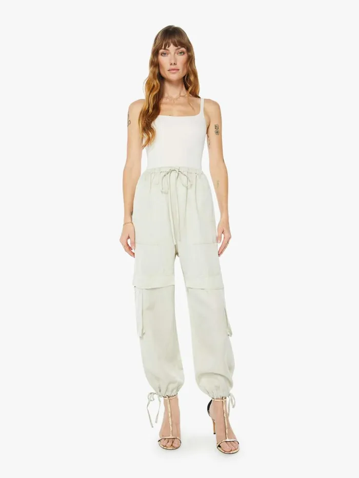Mother Denim Wide Leg Joline Cargo Pants Pistachio 8211 Women
