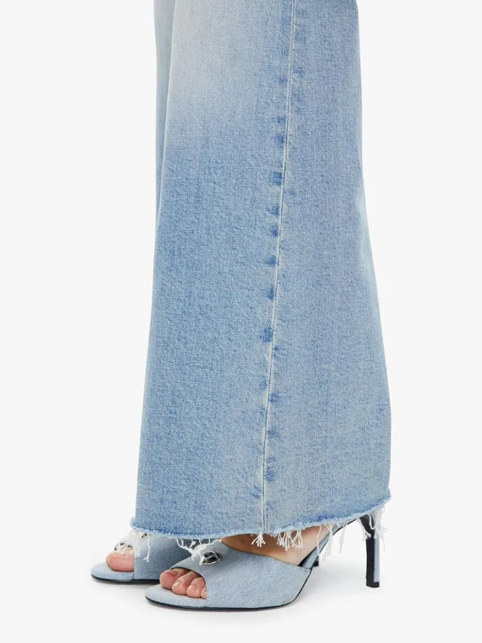 Mother Denim Wide Leg Petites The Lil039 Hustler Roller Fray Wash I Confess 8211 Women Mother Denim Wide Leg Petites The Lil039 Hustler Roller Fray Wash I Confess 8211 Women
