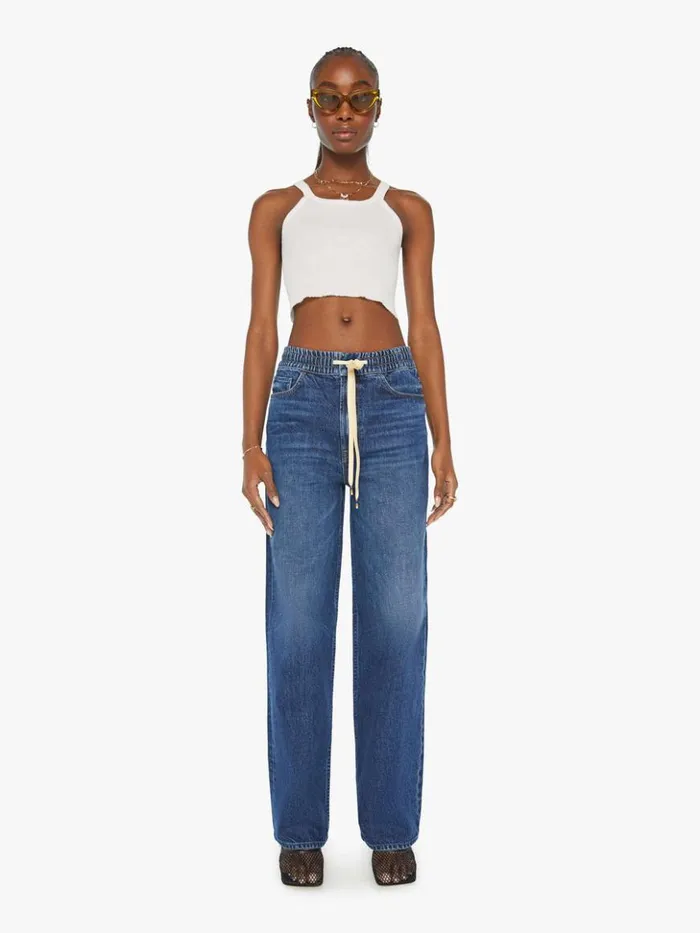 Mother Denim Wide Leg The Drawn Tagger Sneak Wash Did You Bring Me Anything 8211 Women Mother Denim Wide Leg The Drawn Tagger Sneak Wash Did You Bring Me Anything 8211 Women