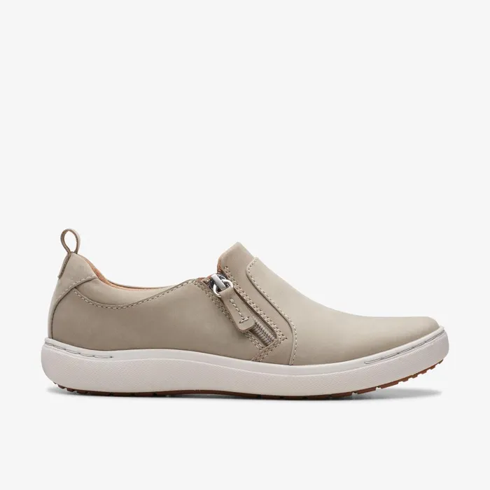 Nalle Lilac Stone Nubuck Women Clarks Sneakers