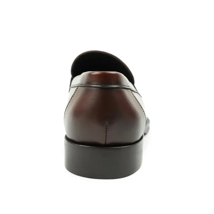 Nathan Penny Loafer 8211 Rust Men Bruno Magli Casual Shoes