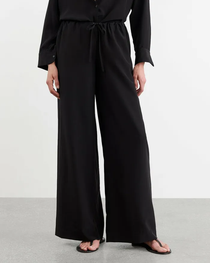 Nili Lotan ADRIEL PANT Black Women Pants and Shorts