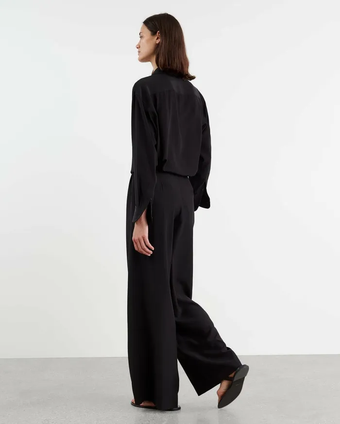 Nili Lotan ADRIEL PANT Black Women Pants and Shorts
