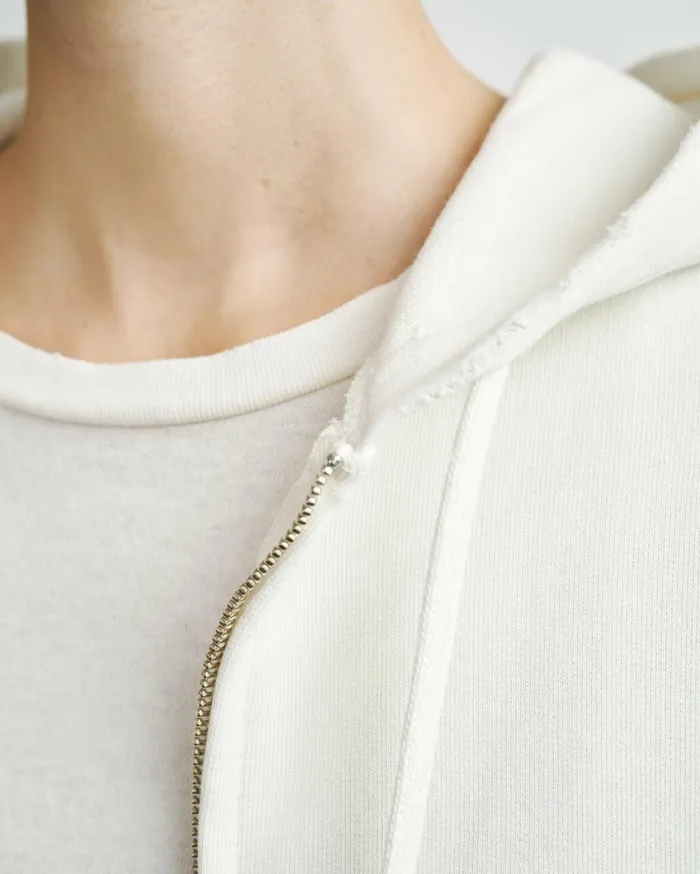 Nili Lotan CALLIE ZIP UP HOODIE Cocoa Women Knits and Sweaters