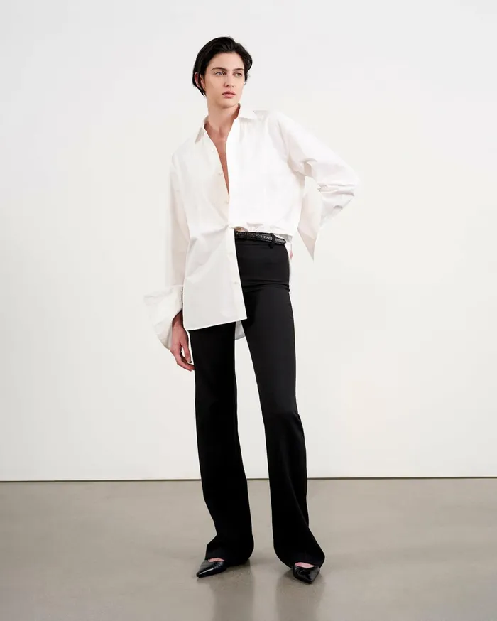 Nili Lotan CORETTE PANT Black Women Pants and Shorts
