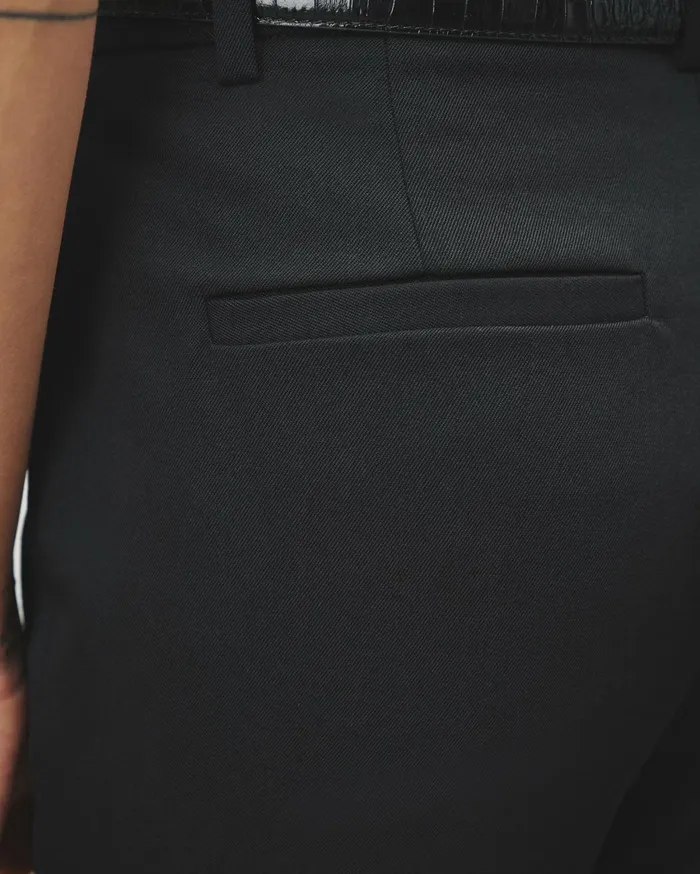 Nili Lotan CORETTE PANT Black Women Pants and Shorts