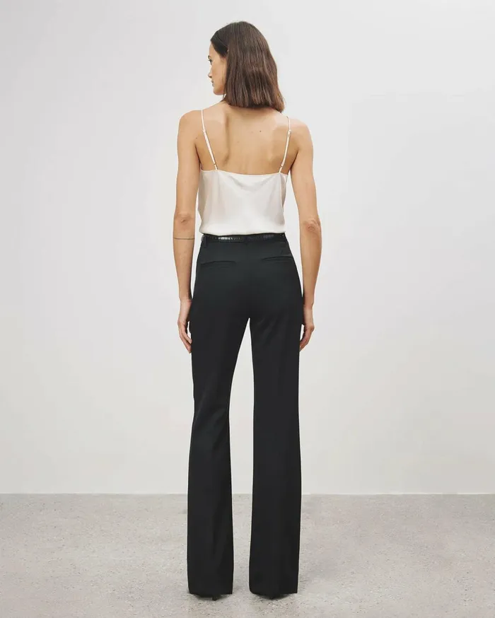 Nili Lotan CORETTE PANT Black Women Pants and Shorts