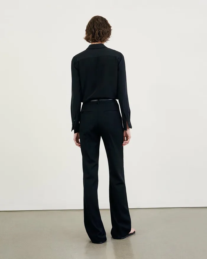 Nili Lotan CORETTE PANT Black Women Pants and Shorts