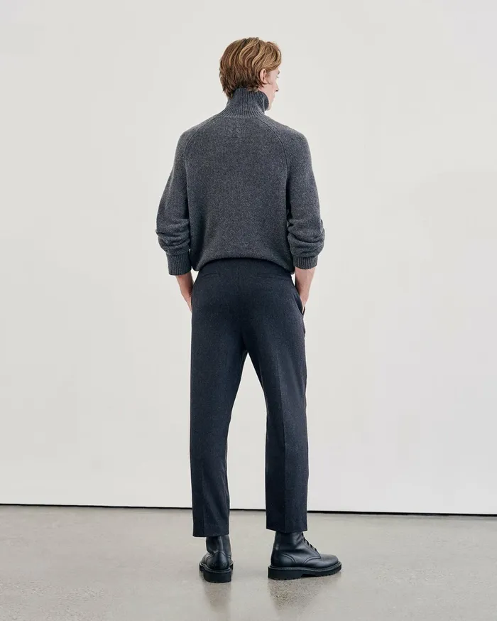 Nili Lotan LANDAL CASHMERE SWEATER Black Men Sweaters