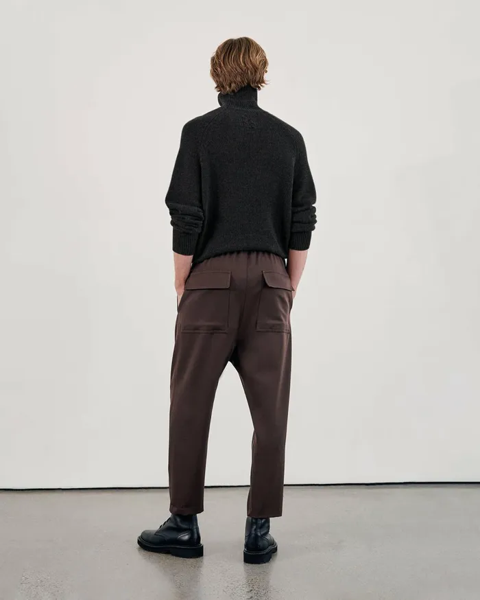 Nili Lotan LANDAL CASHMERE SWEATER Black Men Sweaters