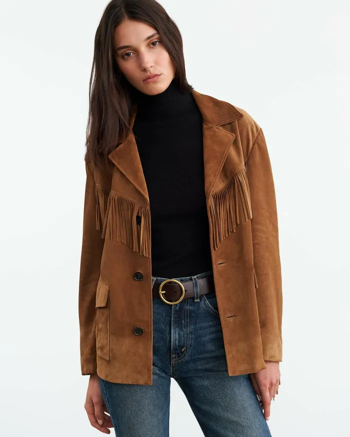 Nili Lotan MAELLE SUEDE JACKET Martora Women Jackets and Blazers