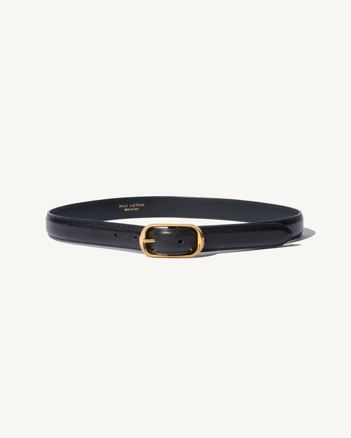 Nili Lotan REINE BELT Black Women Belts and Accessories