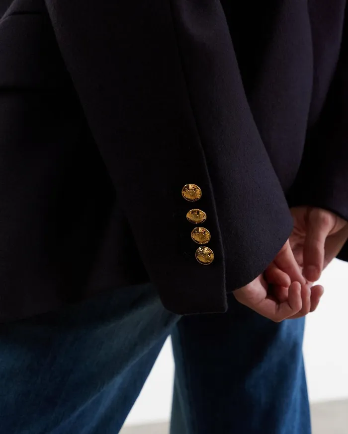 Nili Lotan VIANNEY COAT Dark Navy Women Jackets and Blazers