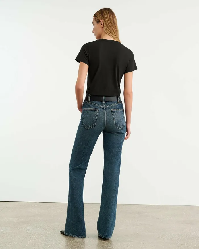 Nili Lotan VOTE TEE Washed Black Women Tees