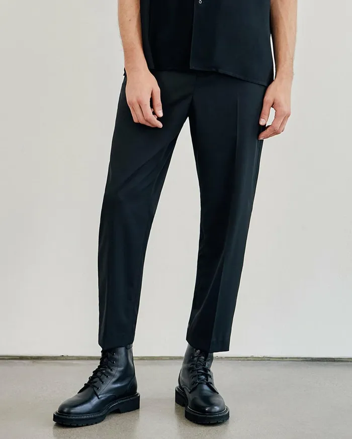 Nili Lotan WALKER PANT Black Men Pants and Shorts