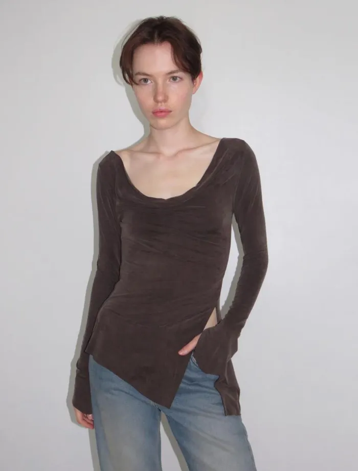 No 1460 Lotto Brown Women Paloma Wool Cupro