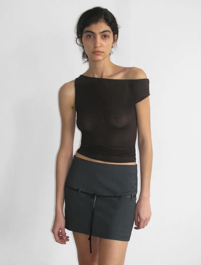No 1528 Dominica Brown Women Paloma Wool Tops