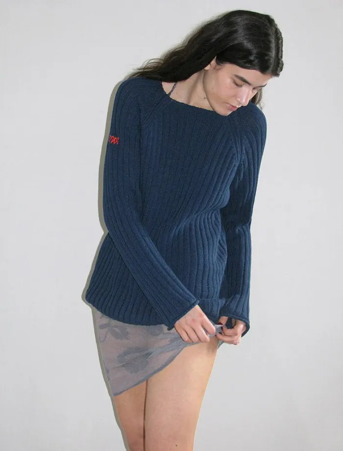 No 939 Shiitake Navy Women Paloma Wool Knits