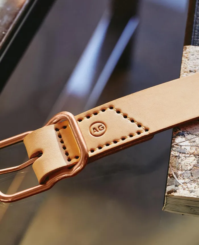 Noah Belt Naturalcopper Men AG Jeans Belts