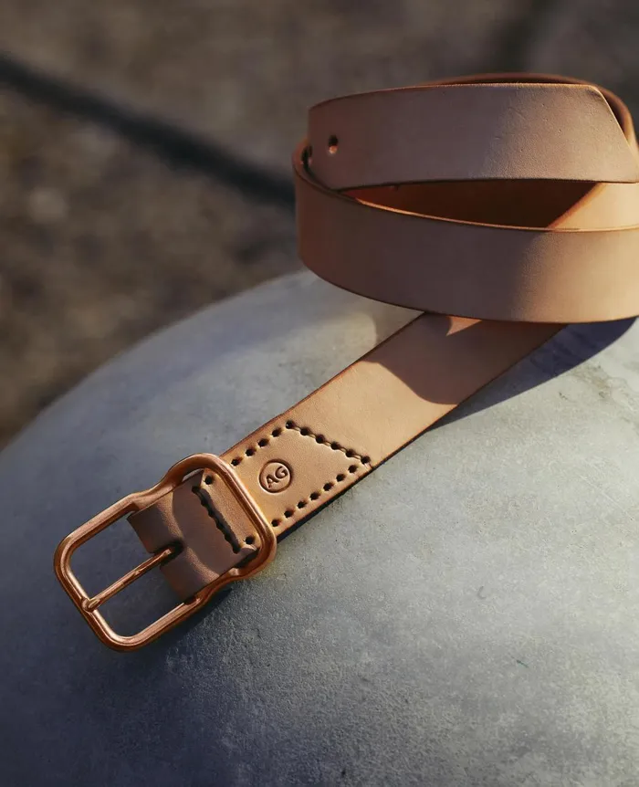 Noah Belt Naturalcopper Men AG Jeans Belts