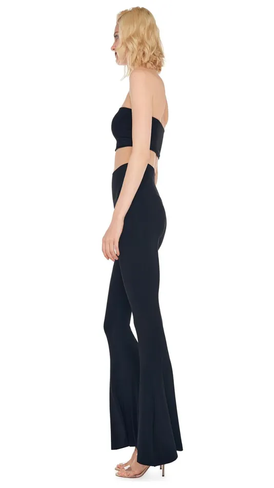 Norma Kamali Bottoms FISHTAIL PANT Black 8211 Clothing