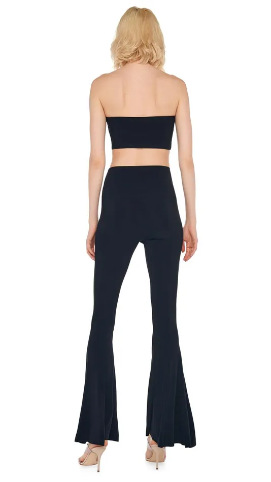 Norma Kamali Bottoms FISHTAIL PANT Black 8211 Clothing