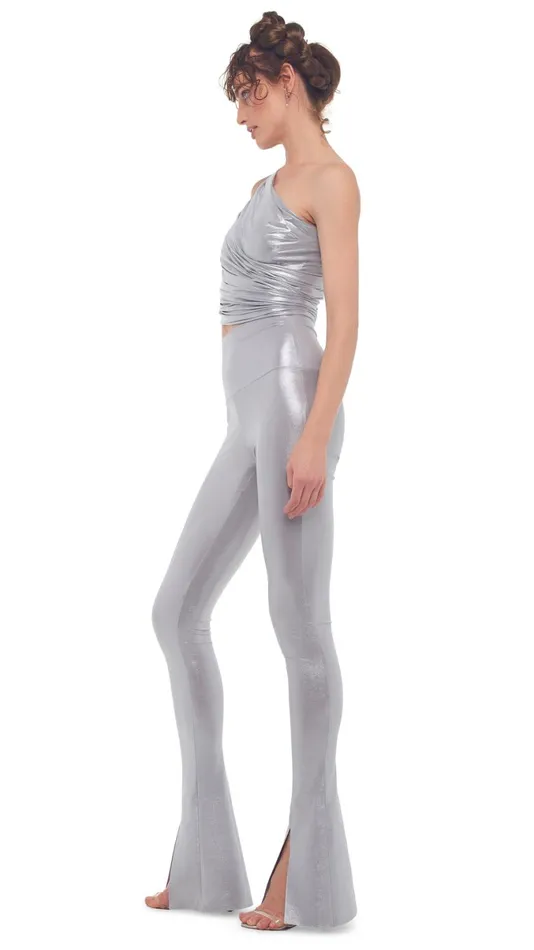 Norma Kamali Bottoms SPAT LEGGING Silver 8211 Clothing