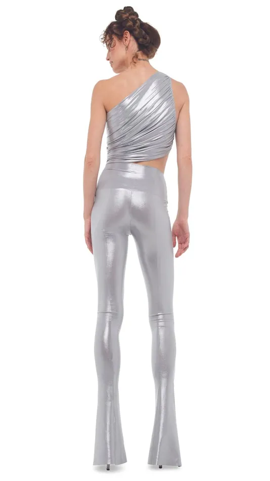 Norma Kamali Bottoms SPAT LEGGING Silver 8211 Clothing