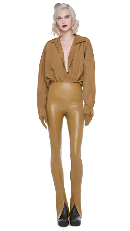 Norma Kamali Bottoms SPAT LEGGING Woods 8211 Clothing