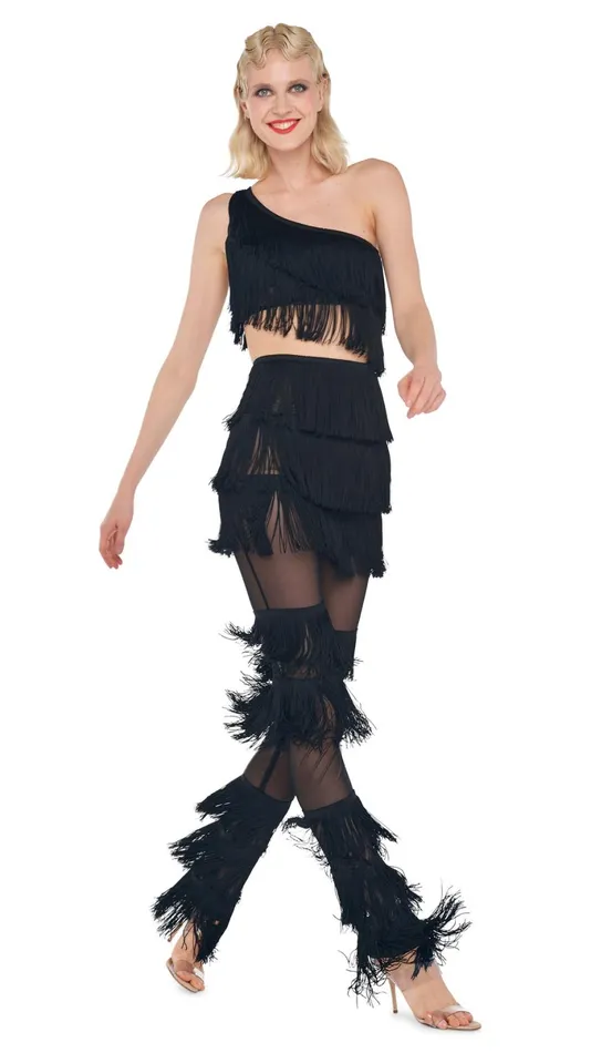 Norma Kamali Bottoms SPLICED BOOT PANT WITH FRINGE Black 8211 Clothing