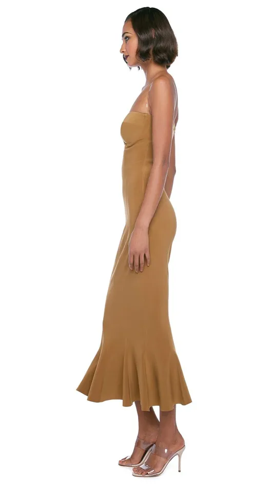 Norma Kamali Dresses CORSET DRESS TO MIDCALF Woods 8211 Clothing