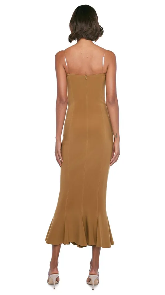 Norma Kamali Dresses CORSET DRESS TO MIDCALF Woods 8211 Clothing