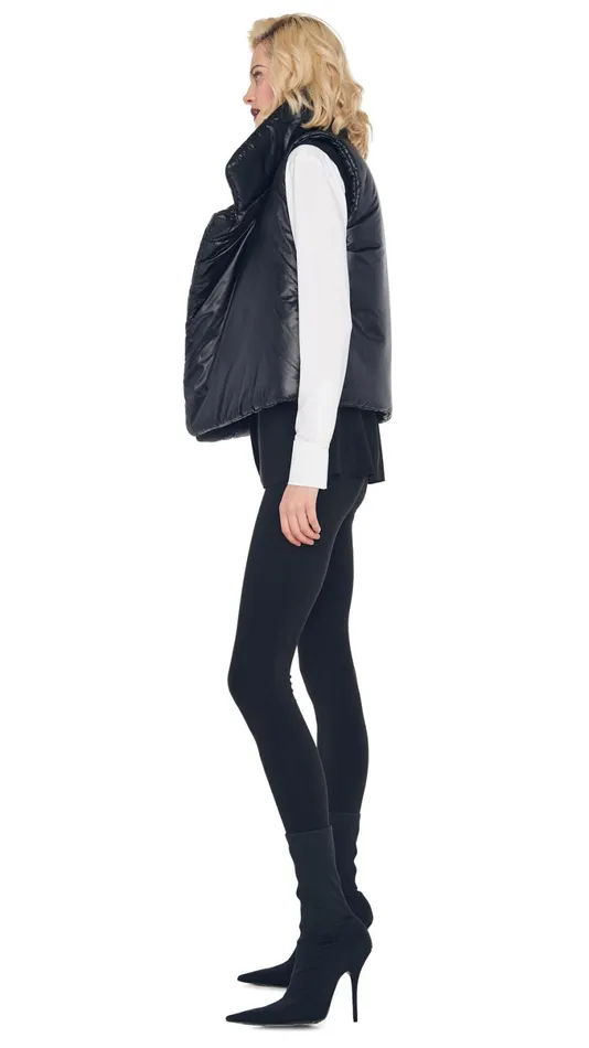 Norma Kamali Wardrobe SLEEVELESS SLEEPING BAG VEST With LEGGING W FOOTIE WO WAISTBAND 8211 Clothing Norma Kamali Wardrobe SLEEVELESS SLEEPING BAG VEST With LEGGING W FOOTIE WO WAISTBAND 8211 Clothing