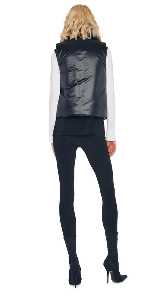 Norma Kamali Wardrobe SLEEVELESS SLEEPING BAG VEST With LEGGING W FOOTIE WO WAISTBAND 8211 Clothing Norma Kamali Wardrobe SLEEVELESS SLEEPING BAG VEST With LEGGING W FOOTIE WO WAISTBAND 8211 Clothing