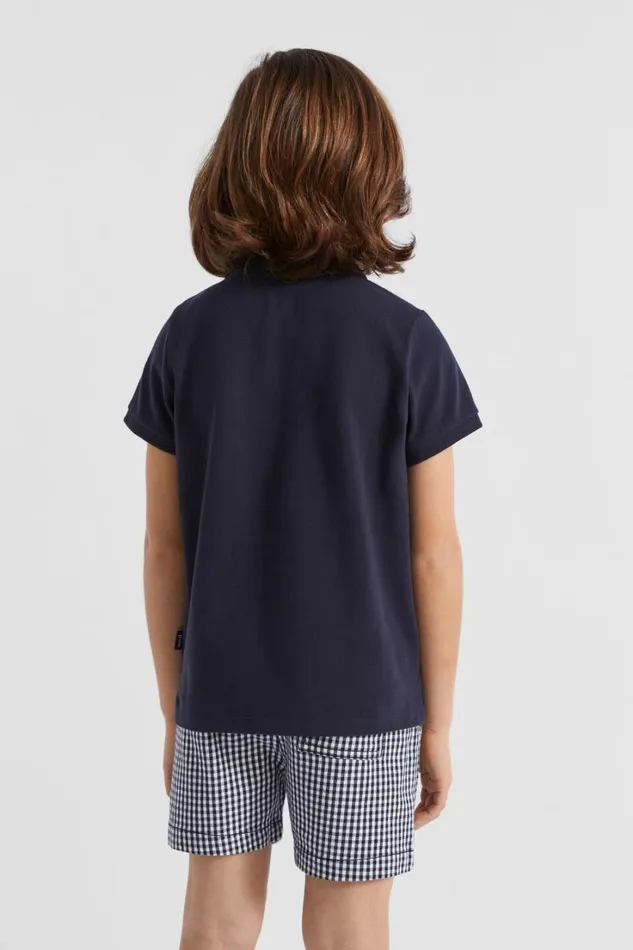 Occasion Boy Seed Heritage Core Polo Tee Midnight Blue