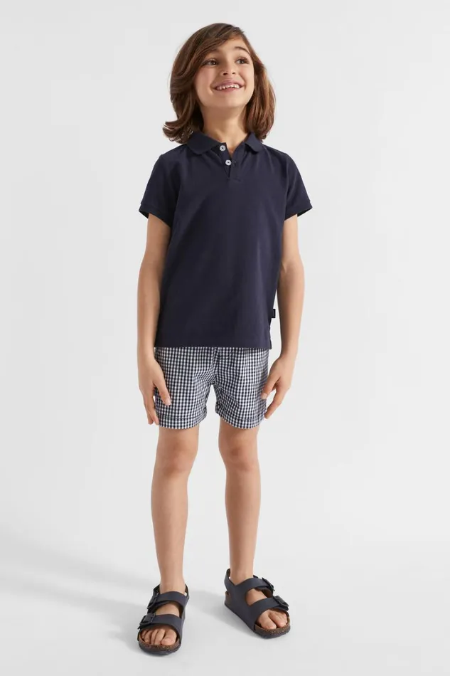 Occasion Boy Seed Heritage Core Polo Tee Midnight Blue