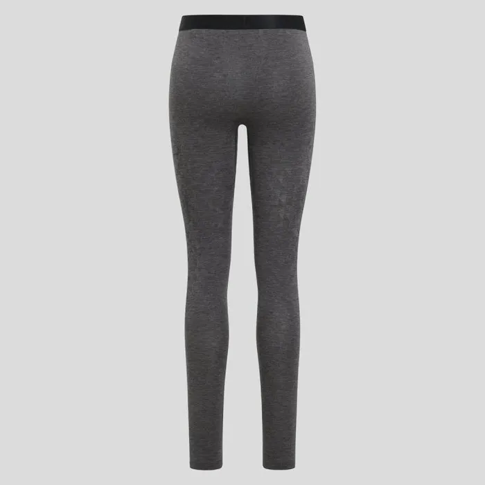 Odlo Base Layers The Kinship Light Base Layer Bottoms Grey Melange 8211 Black 8211 Women