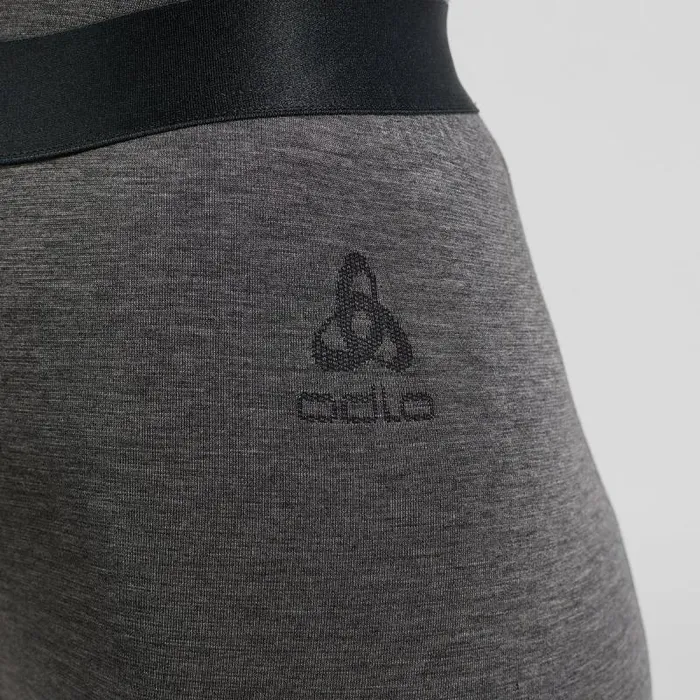 Odlo Base Layers The Kinship Light Base Layer Bottoms Grey Melange 8211 Black 8211 Women