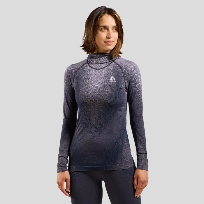 Odlo Base Layers The Pow Blackcomb Base Layer With Facemask Gray Ridge 8211 Women Odlo Base Layers The Pow Blackcomb Base Layer With Facemask Gray Ridge 8211 Women